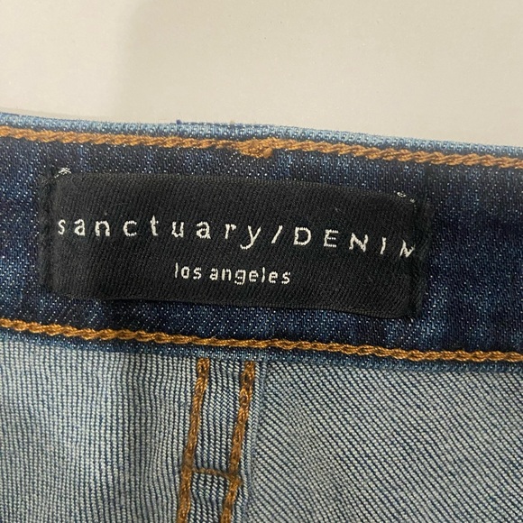 Sanctuary Dark Blue Social Skinny Jeans Size 34 - Picture 2 of 8